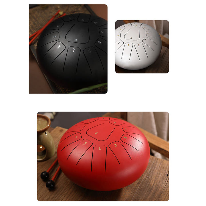 Buddha Stones Steel Tongue Drum Sound Heilung Achtsamkeit Meditation Yoga Drum Kit 11 Note 8 Zoll - image 24