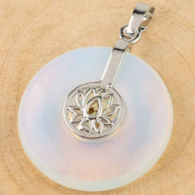 Buddha Stones, verschiedene Kristall-Amethyst-Rosa-Kristall-Lotus-Heilungs-Halsketten-Anhänger - image 13