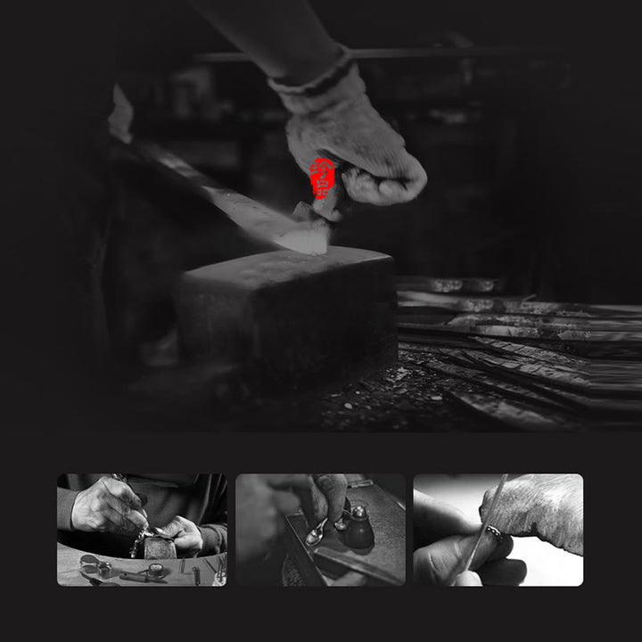 Buddha Stones 925 Sterling Silber Om Mani Padme Hum geschnitztes Design Kreativität Metallarmband - image 17