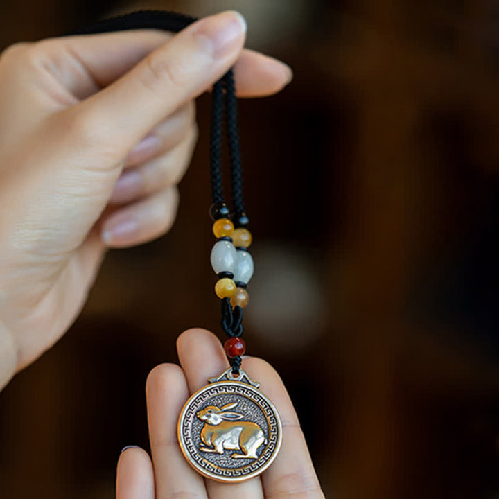 Halskette mit 12 chinesischen Sternzeichen, Segen, Reichtum, Glück - image 4