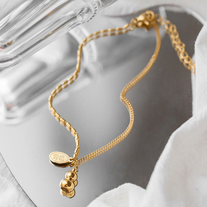 Buddha Stones, 18 Karat vergoldetes Kupfer, Glückskürbis-Design, Reichtumsschnalle - image 6