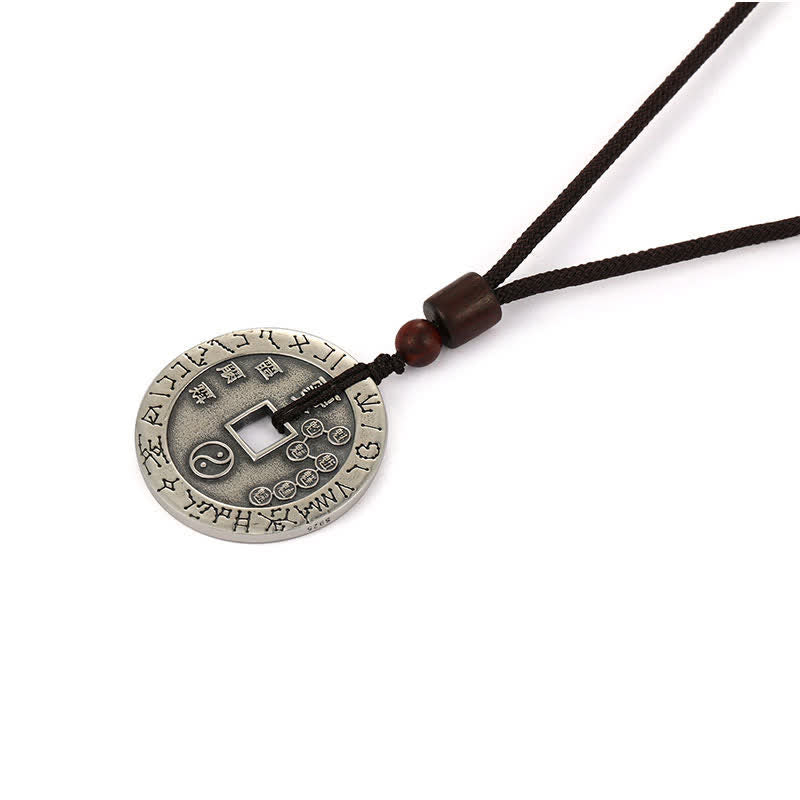 Buddha Stones, Bagua-Yin-Yang-Kupfermünze, Stern-Balance-Energie-Halskettenanhänger - image 11