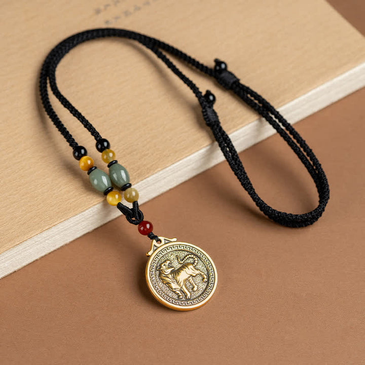 Halskette mit 12 chinesischen Sternzeichen, Segen, Reichtum, Glück - Tiger - image 7