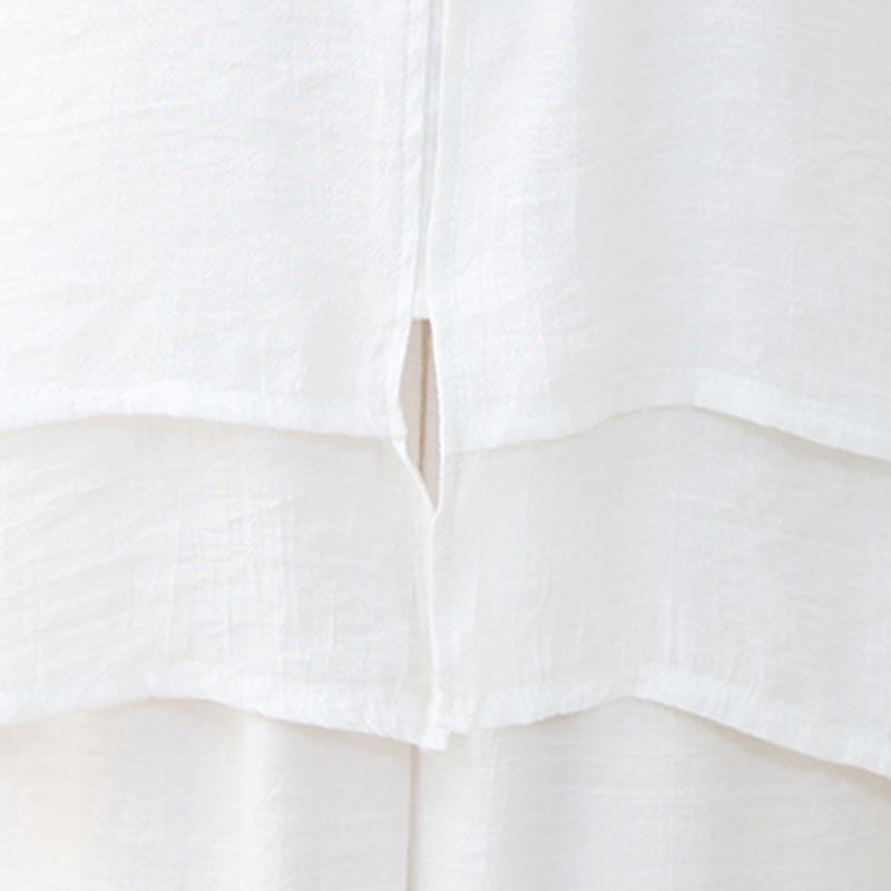 Buddha Stones 2-teiliges einfaches chinesisches Frosch-Knopf-Design, Oberteil, Hose, Meditation, Yoga, Zen, Tai Chi, Baumwollkleidung, Damen-Set - image 13