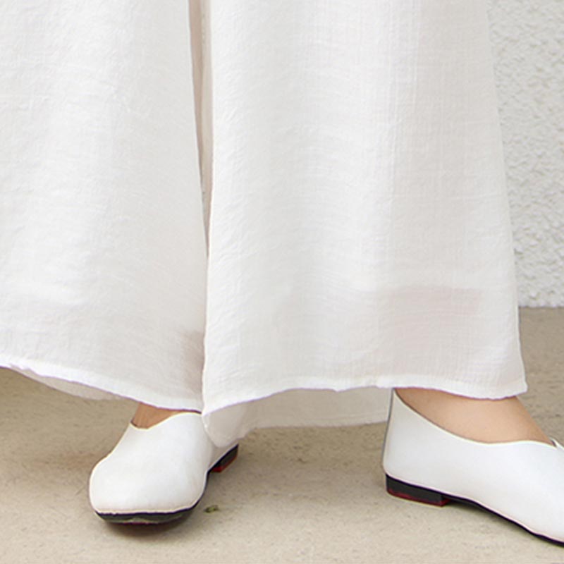 Buddha Stones 2-teiliges einfaches chinesisches Frosch-Knopf-Design, Oberteil, Hose, Meditation, Yoga, Zen, Tai Chi, Baumwollkleidung, Damen-Set - image 15