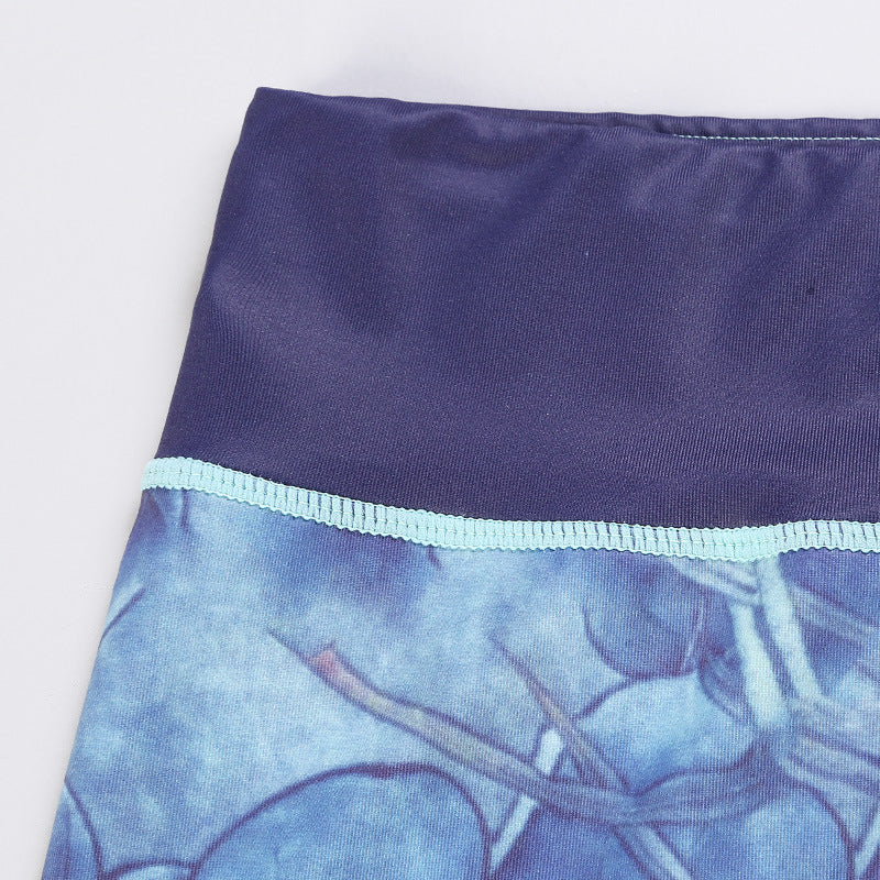 Buddha Stones Lotus Flower Print Design Hose Sport Fitness Yoga Leggings Damen Yogahose - image 15