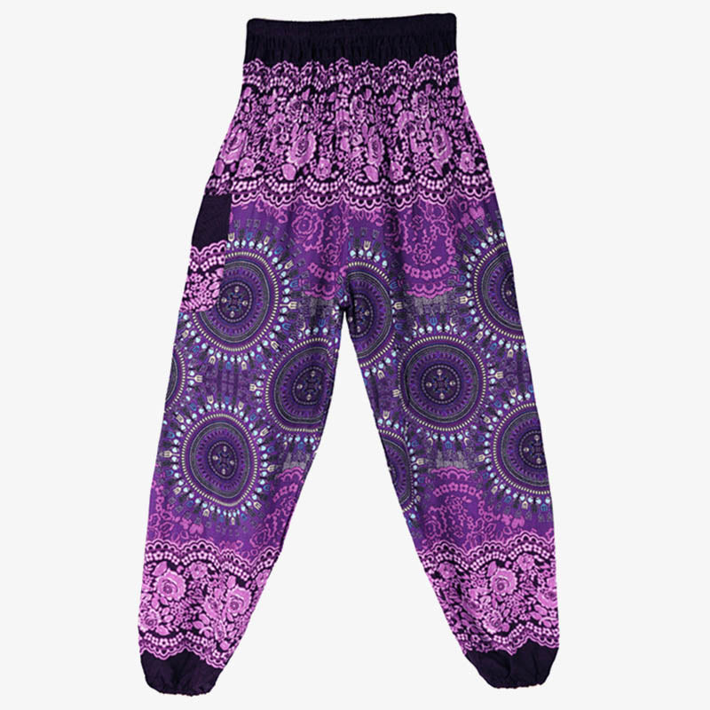 Buddha Stones Boho Lose Haremshose Damen Yogahose - image 5
