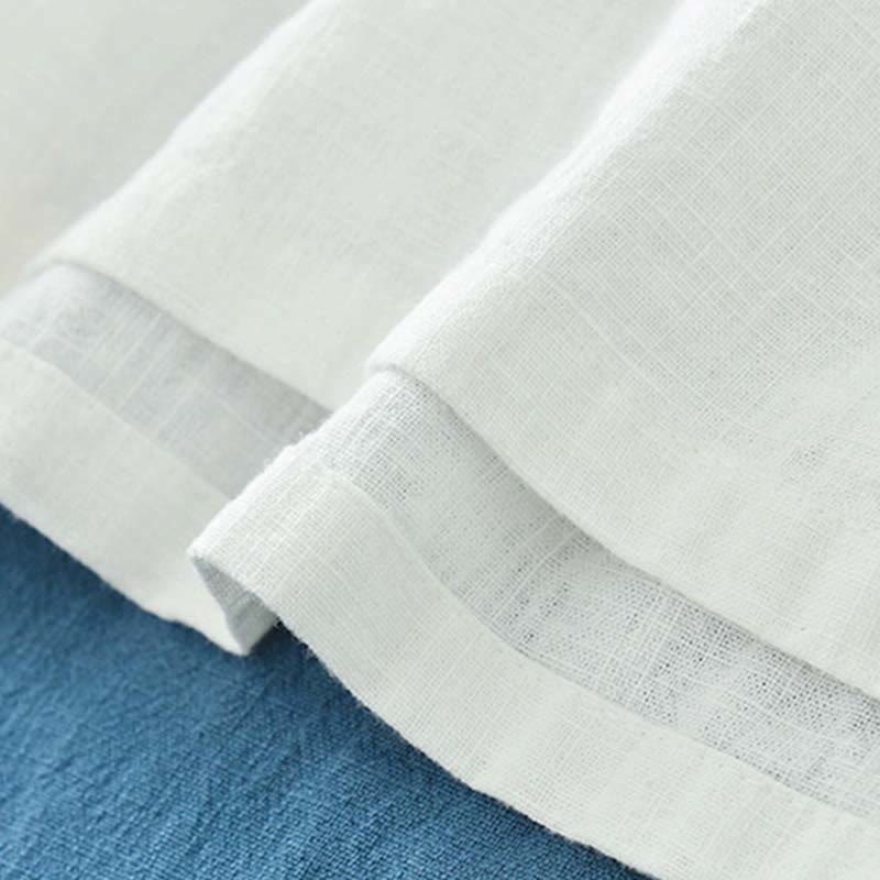 Buddha Stones Ramie Leinen Bluse Damen Shirt Top Chinesische Hanfu Stil Kleidung - image 20