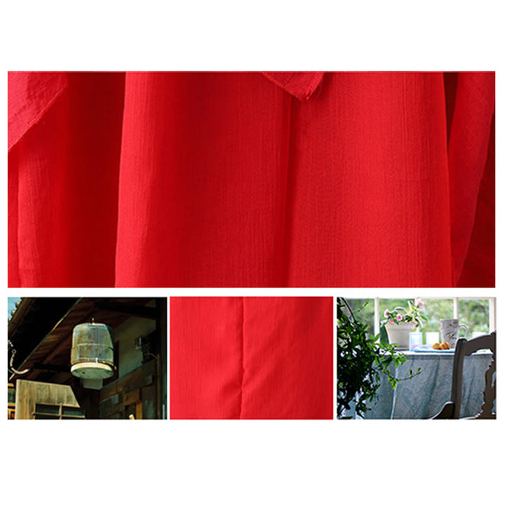 Buddha Stones V-Ausschnitt Midi-Tunika-Kleid Hose mit weitem Bein Meditation Zen Praxis Tanzkleidung - image 20