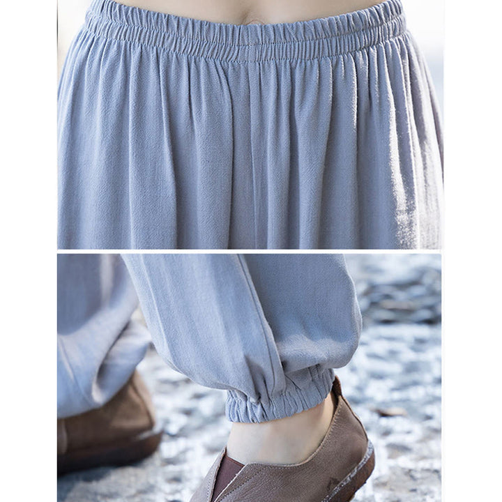 Buddha Stones 2-teiliges Set mit Froschknöpfen, langärmeliges Hemd, Oberteil und Hose, Meditation, Zen, Tai Chi, Baumwoll-Leinen-Kleidung für Damen - image 11