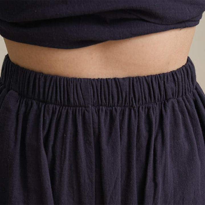 Buddha Stones 2-teiliges Set mit V-Ausschnitt, Dreiviertelärmeln, Hemd, Oberteil und Hose, Meditation, Zen, Tai Chi, Baumwoll-Leinen-Kleidung für Damen - image 18