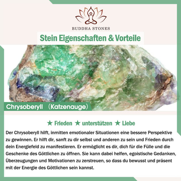 Buddha Stones Sonnenstein Erdbeerquarz Kristall Positives Armband