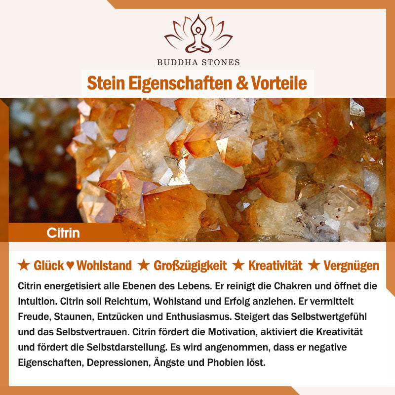 Buddha Stones FengShui Citrin PiXiu Reichtum Halskette Anhänger - image 6