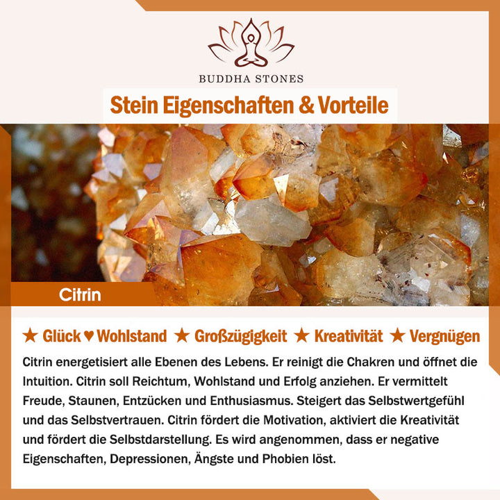 Buddha Stones FengShui Citrin PiXiu Reichtum Halskette Anhänger - image 6