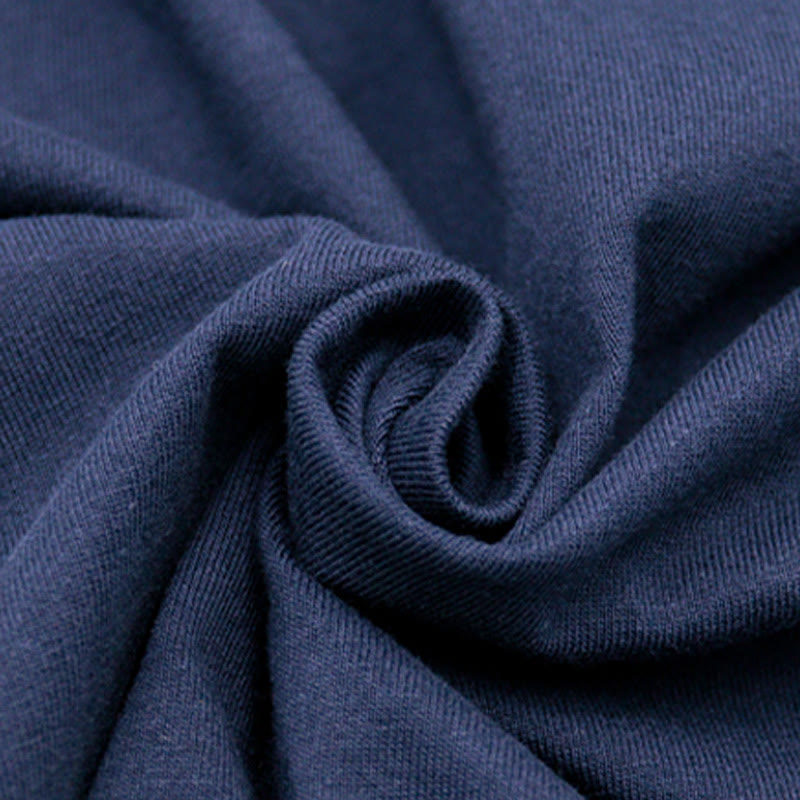 Buddha Stones Herren Sommer-T-Shirt aus Baumwolle mit Rundhalsausschnitt und kurzen Ärmeln, Yin Yang - image 5