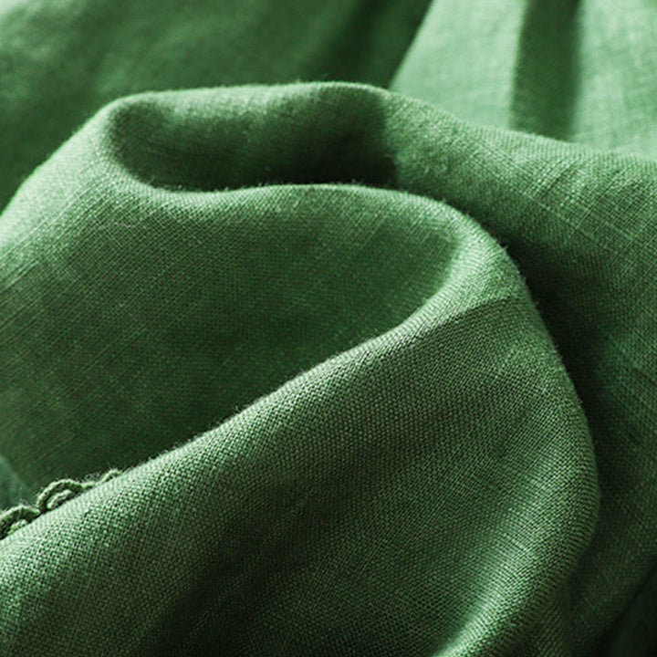 Buddha Stones Sommer-Haremshose aus Baumwolle für Damen mit Kordelzug und Taschen - image 16