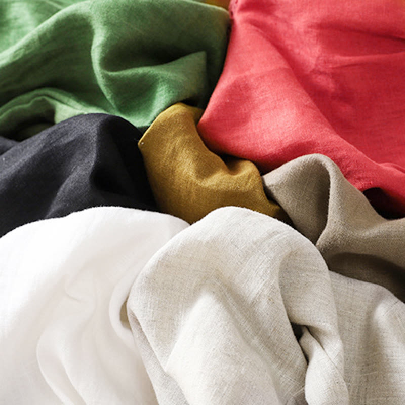 Buddha Stones Sommer-Haremshose aus Baumwolle für Damen mit Kordelzug und Taschen - image 3