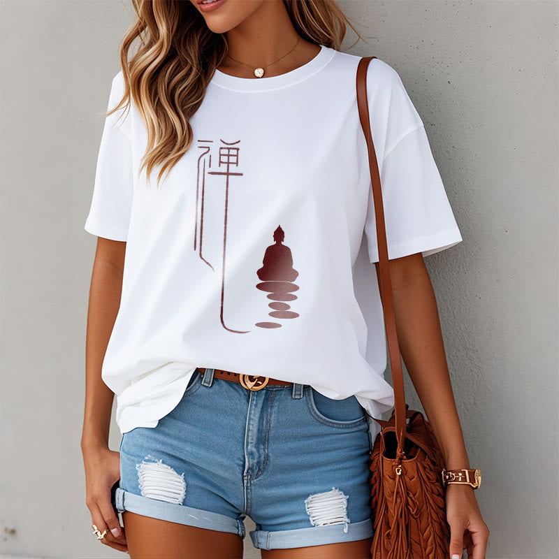 Buddha Stones Zen Buddha T-Shirt - image 11