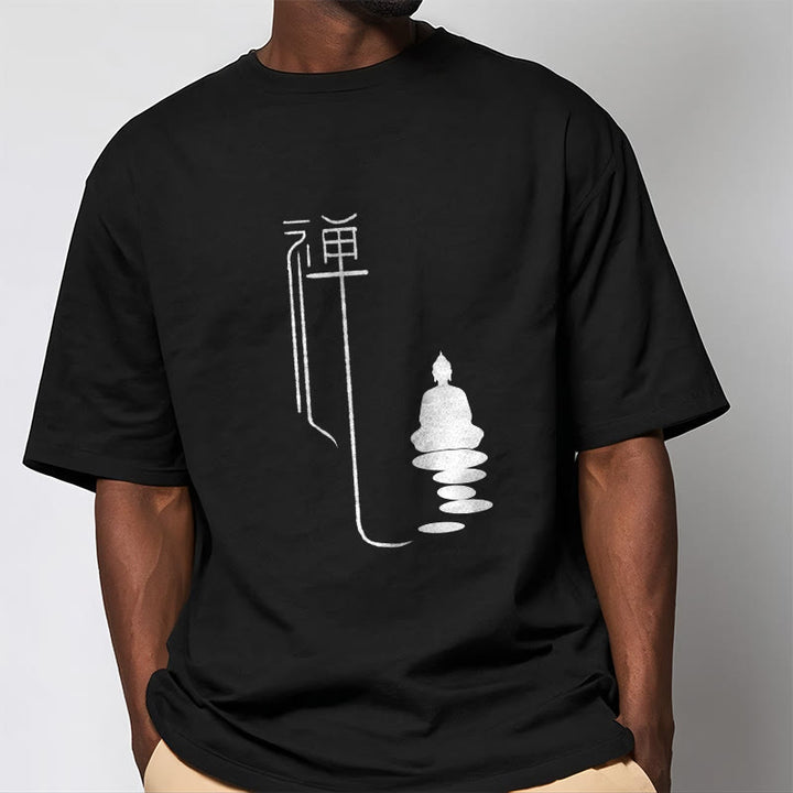 Buddha Stones Zen Buddha T-Shirt - image 6