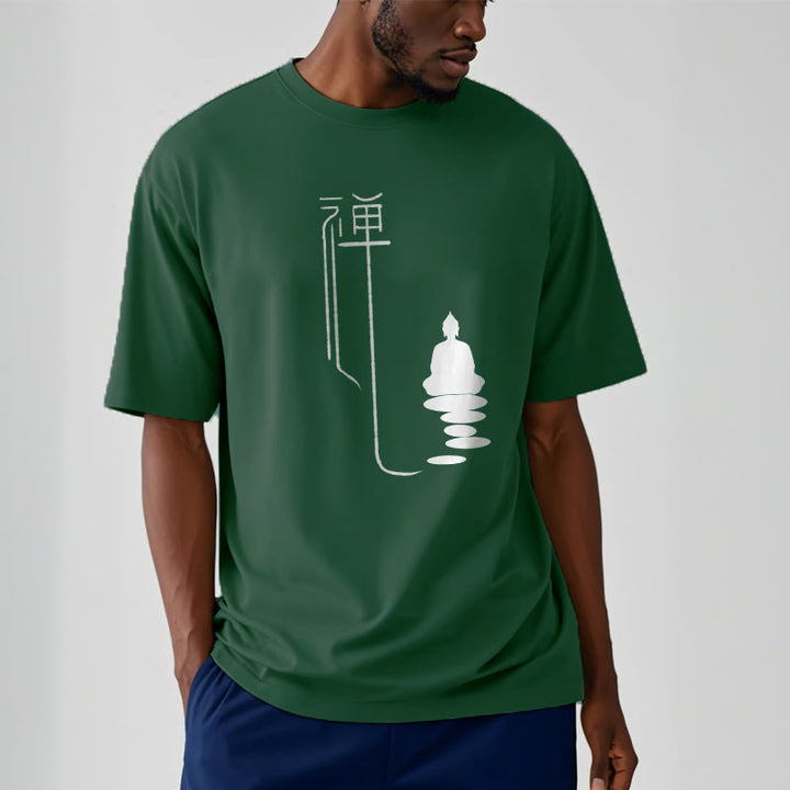 Buddha Stones Zen Buddha T-Shirt - image 4