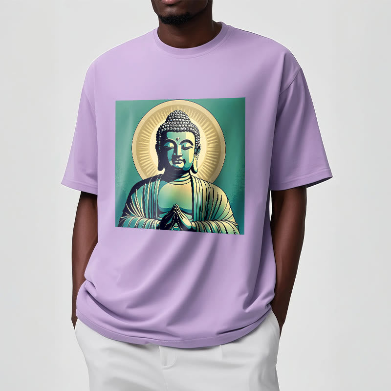 Buddha Stones Aura Green Buddha Tee T-shirt - image 17