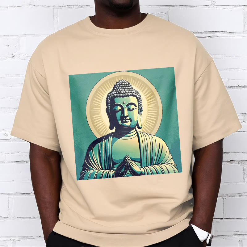 Buddha Stones Aura Green Buddha Tee T-shirt - image 11