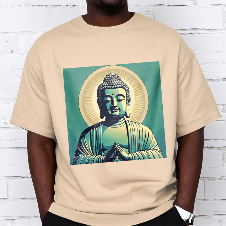 Buddha Stones Aura Green Buddha Tee T-shirt - image 11