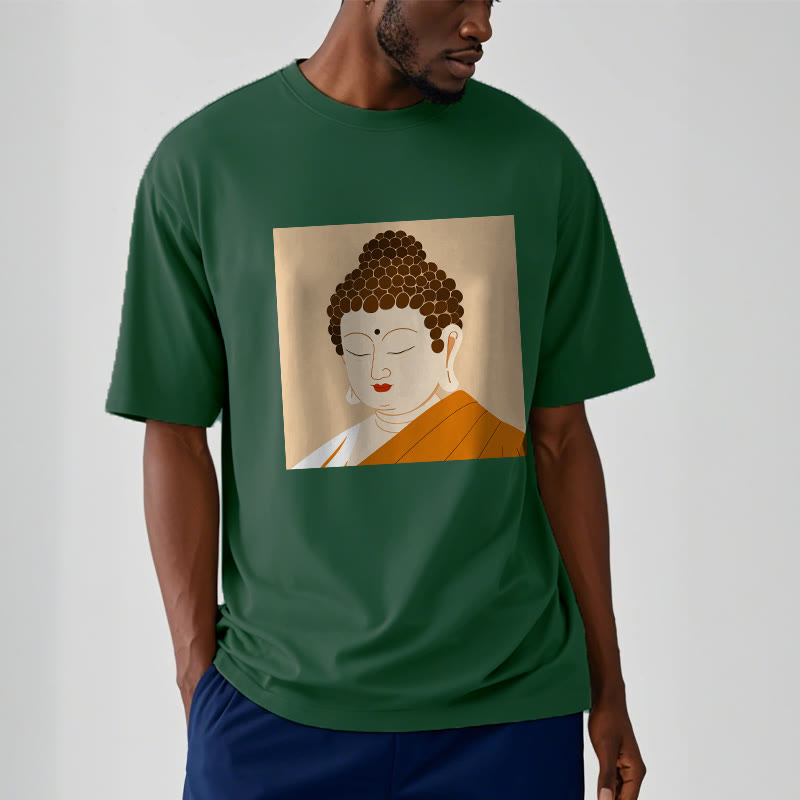 Buddha Stones Augen schließen und entspannen Buddha T-Shirt - image 11