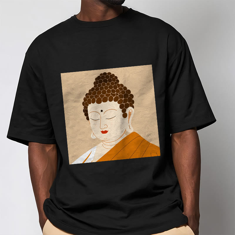 Buddha Stones Augen schließen und entspannen Buddha T-Shirt - image 5