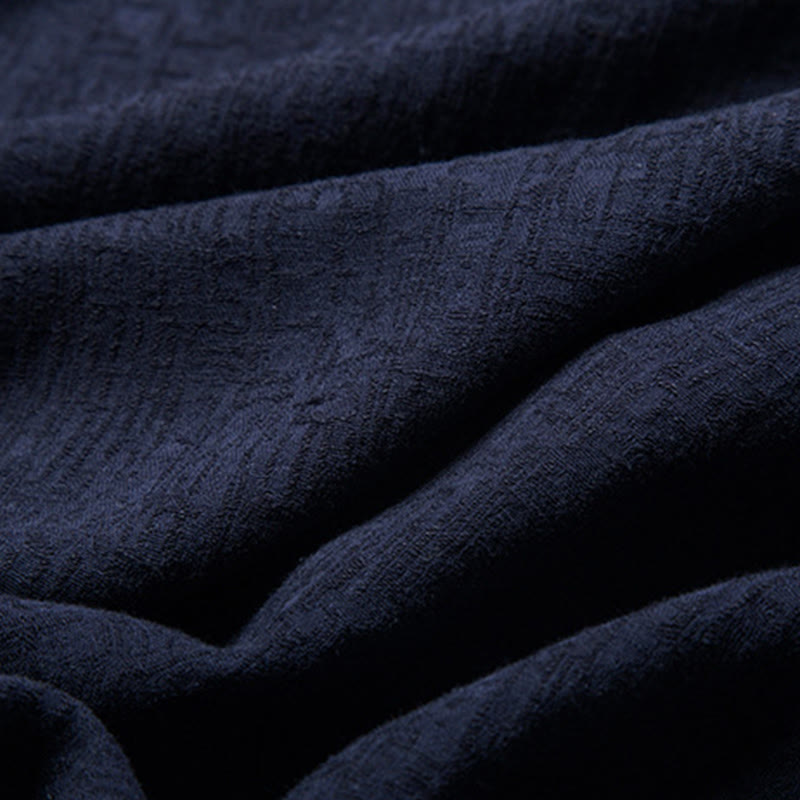 Buddha Stones , einfarbig, chinesischer Tang-Anzug, Baumwoll-Leinen-Jacke, Herrenbekleidung - image 21