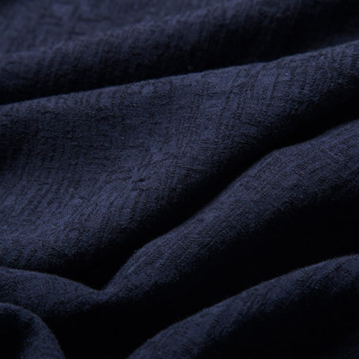 Buddha Stones , einfarbig, chinesischer Tang-Anzug, Baumwoll-Leinen-Jacke, Herrenbekleidung - image 21