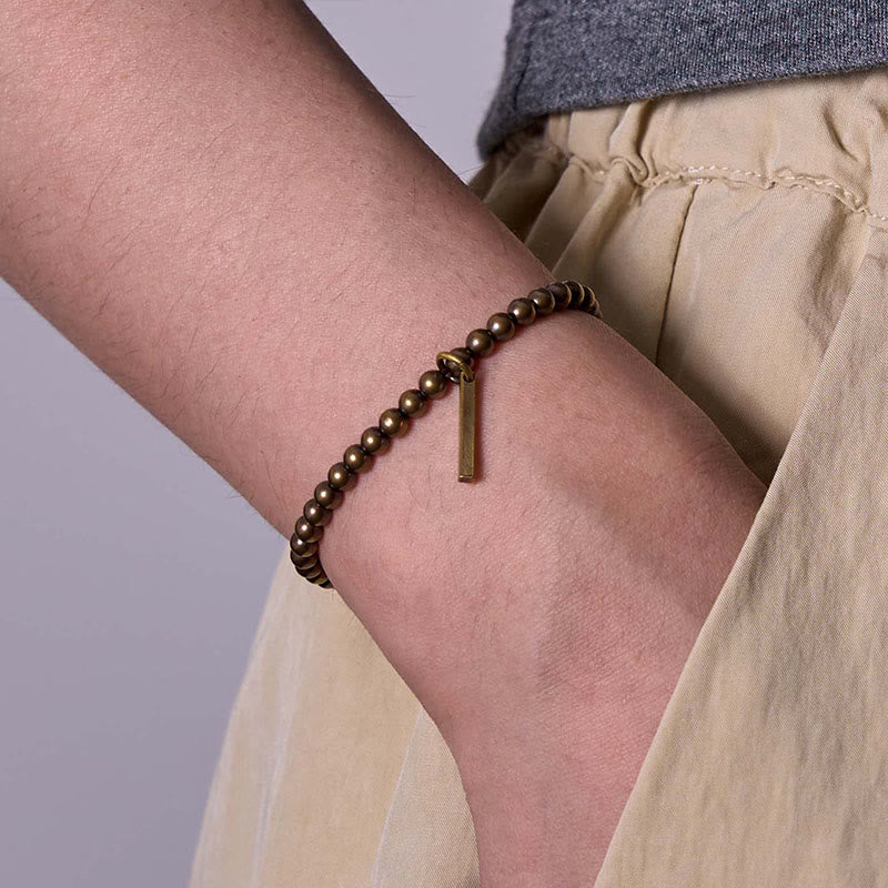 Buddha Stones, reine Kupfer-Messing-Perlen, Selbstpflege-Heilarmband - image 6