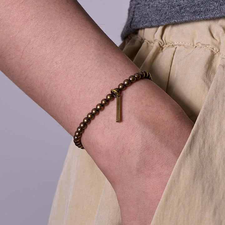 Buddha Stones, reine Kupfer-Messing-Perlen, Selbstpflege-Heilarmband - image 6