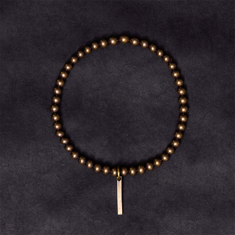 Buddha Stones, reine Kupfer-Messing-Perlen, Selbstpflege-Heilarmband - image 3