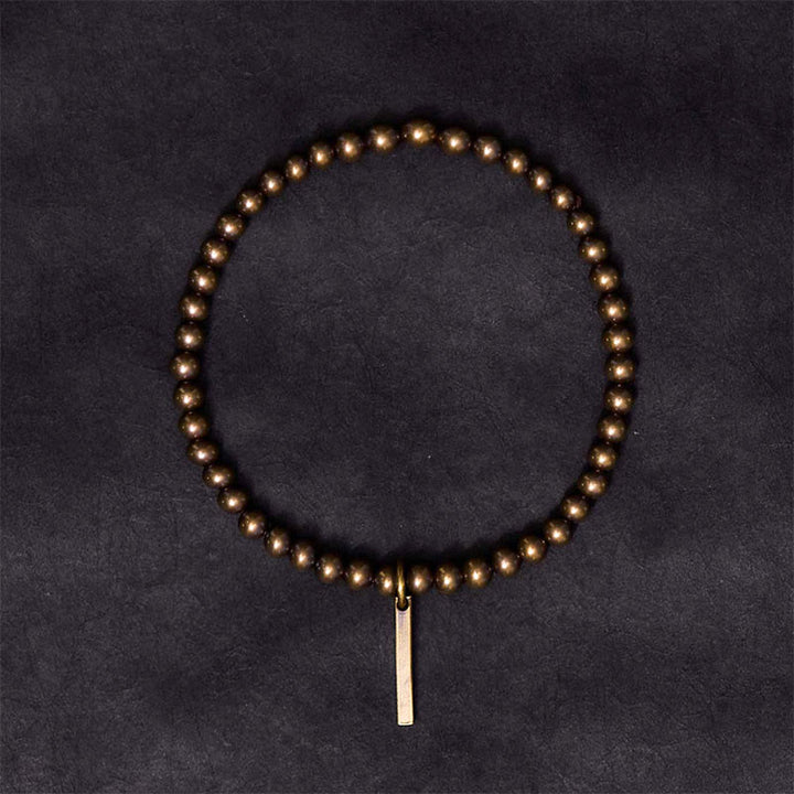 Buddha Stones, reine Kupfer-Messing-Perlen, Selbstpflege-Heilarmband - image 3