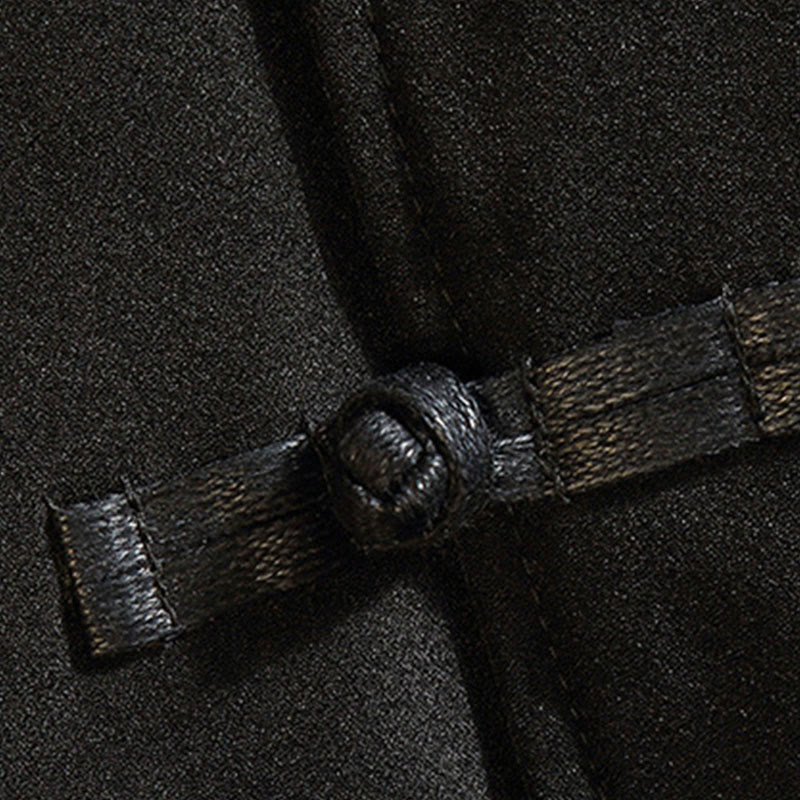 Buddha Stones, Stickerei, Drache, Phönix, lässig, Frosch-Knopf, Baumwolle, Herrenjacke, Hemd, Kleidung - image 6