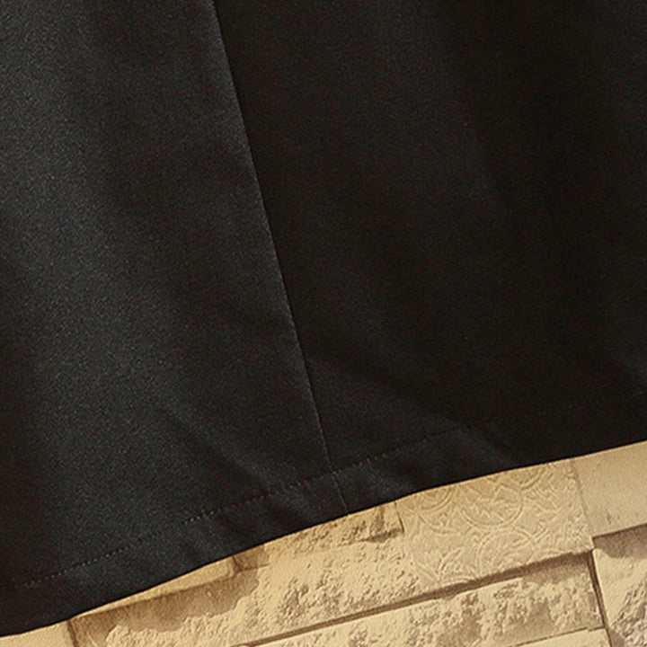 Buddha Stones, Stickerei, Drache, Phönix, lässig, Frosch-Knopf, Baumwolle, Herrenjacke, Hemd, Kleidung - image 8