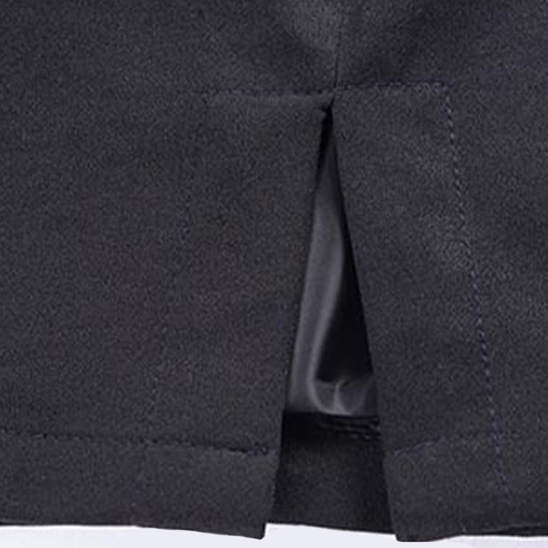 Buddha Stones, Drachen-Stickerei, Frosch-Knopf, Polyester, Herrenjacke, Hemd, Kleidung mit Taschen - image 12