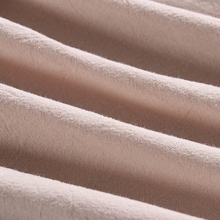 Buddha Stones Kreuzkragen Kurze Pumphose Baumwolle Tang-Anzug Hanfu Oberteil Hose Kleidung Herren Set - image 8