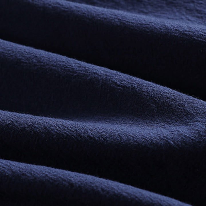 Buddha Stones Dreiviertelärmel Kurze Pumphose Baumwolloberteil Hose Kleidung Herrenset - image 14