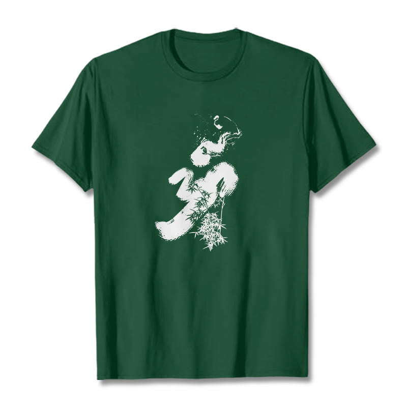 Buddha Stones OM Bambus Tinte Baumwolle T-Shirt - WaldGrün - 2XL - image 10