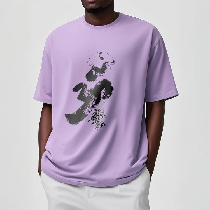 Buddha Stones OM Bambus Tinte Baumwolle T-Shirt - image 16