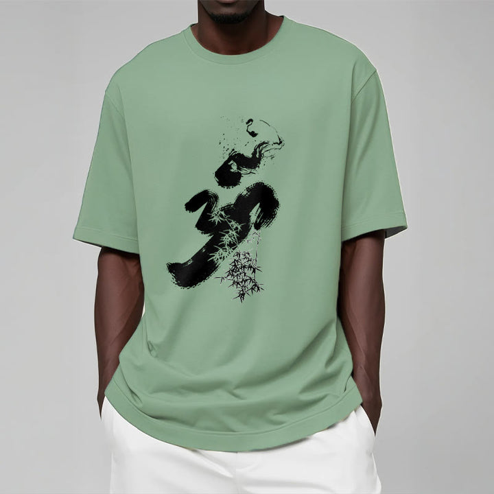 Buddha Stones OM Bambus Tinte Baumwolle T-Shirt - image 20