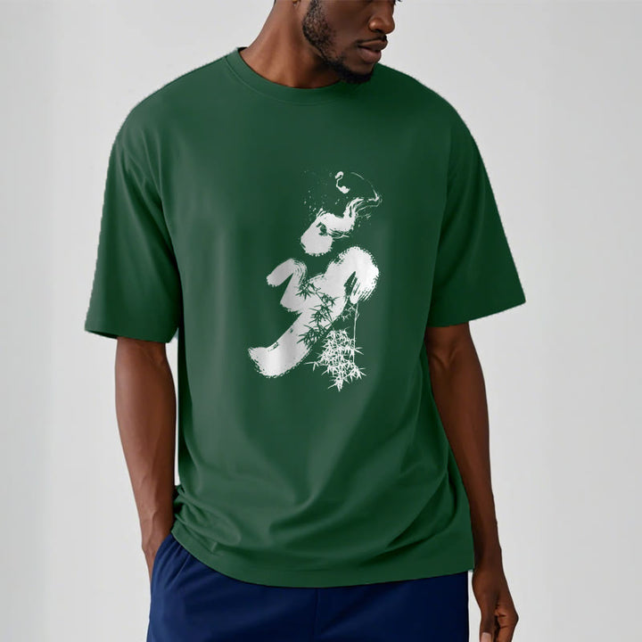 Buddha Stones OM Bambus Tinte Baumwolle T-Shirt - image 11