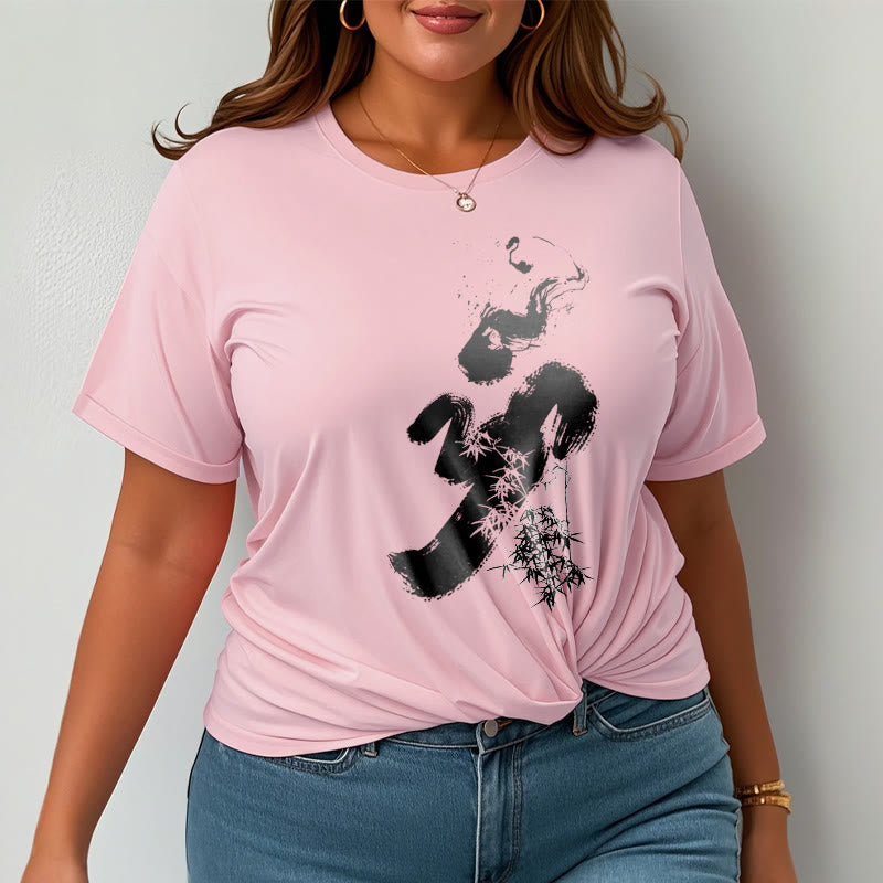 Buddha Stones OM Bambus Tinte Baumwolle T-Shirt - image 18