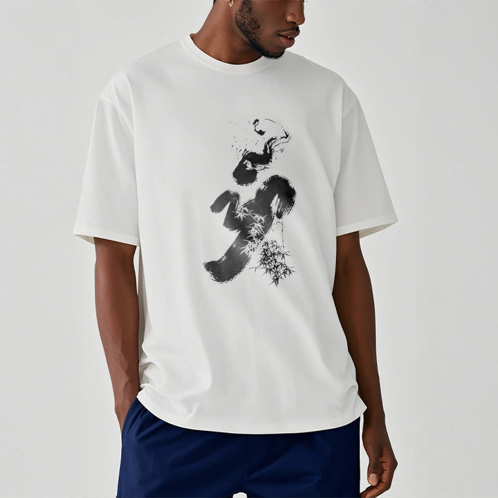 Buddha Stones OM Bambus Tinte Baumwolle T-Shirt - image 9