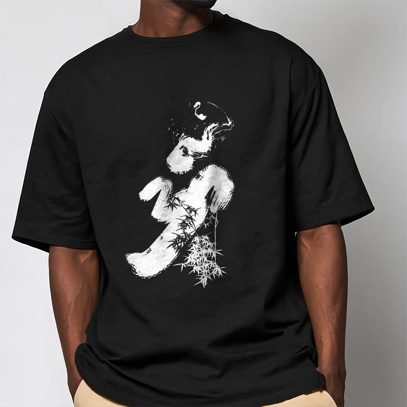 Buddha Stones OM Bambus Tinte Baumwolle T-Shirt - image 3