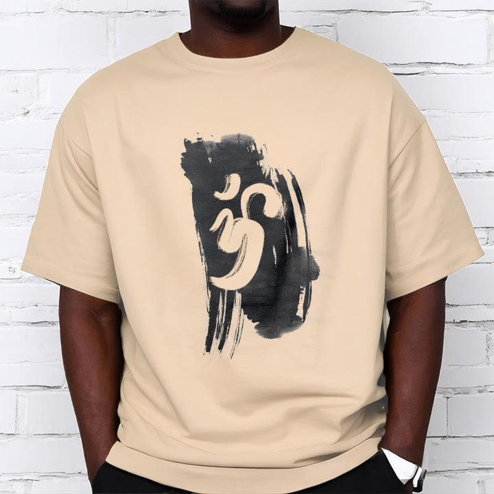 Buddha Stones OM Tinte Hintergrund Baumwolle T-shirt - image 14