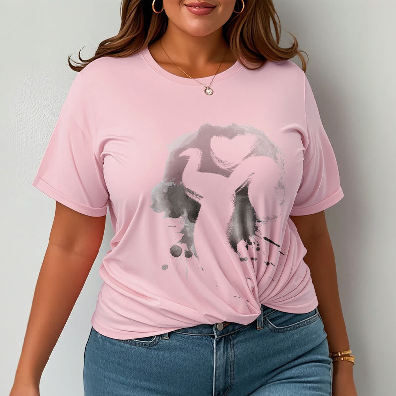 Buddha Stones OM Schwan Baumwolle T-Shirt - image 18