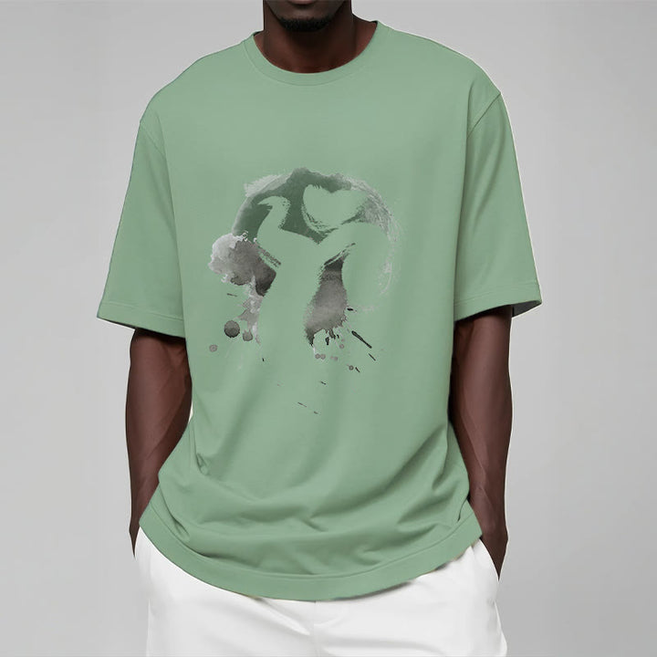 Buddha Stones OM Schwan Baumwolle T-Shirt - image 20